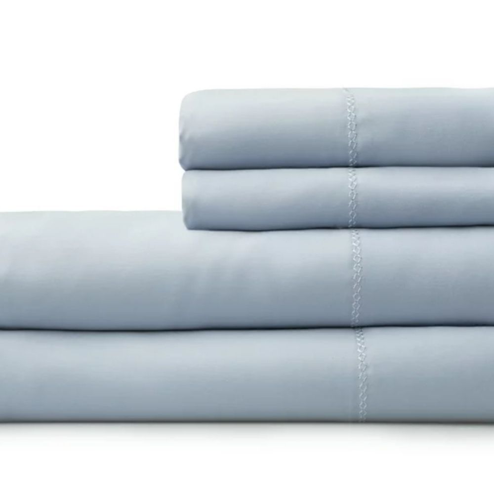 Hotel Style 500 Thread Count Tri-Blend with Lyocell Bed Full Sheet Blue